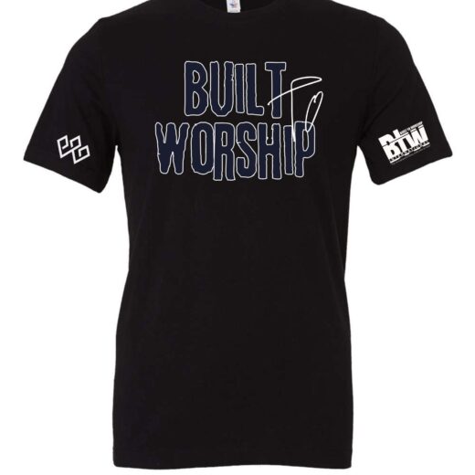 Btw Black T-Shirt with White Logo