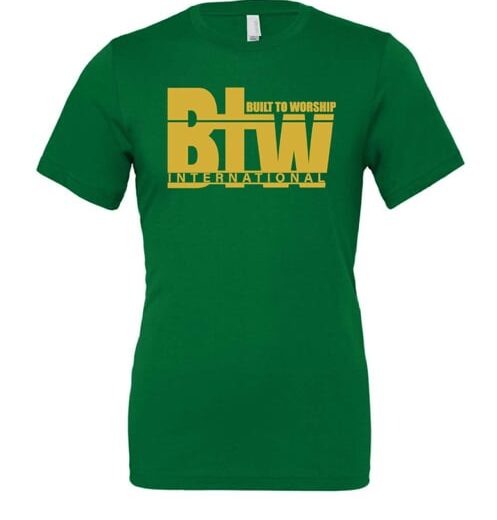 Btw Green T-Shirt with Yellow Logo